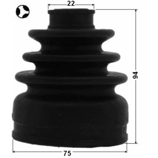 Пыльник ШРУСа FEBEST 2015-MAGT фото 2 Пыльник ШРУСа FEBEST 2015-MAGT фото 2