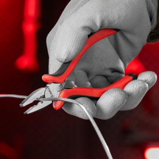 Плоскогубцы Mini 130мм, никелированные, авторазжим, двухкомп. рукоятки MATRIX фото 7