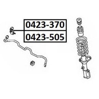 Стойка переднего стабилизатора ASVA 0423-370 фото