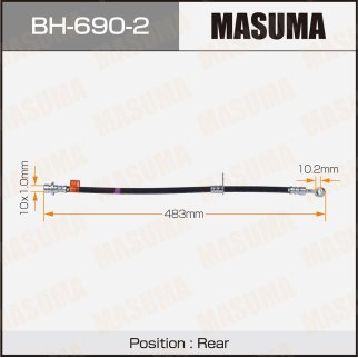 Шланг тормозной Masuma BH-690-2 фото