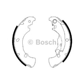 Колодки барабанные к-кт BOSCH 0 986 487 560 фото
