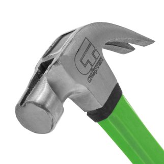 СИБРТЕХ 10441 Молоток-гвоздодер, 450г, с магнитом, фиберглассовая обрезиненная рукоятка фото 4