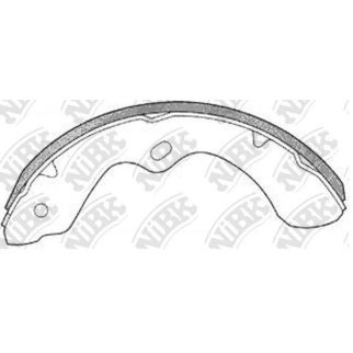 Колодки тормозные барабанные для Nissan фото