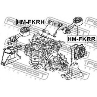 Опора двигателя правая FEBEST HM-FKRH фото