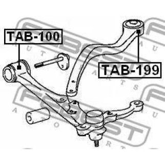 Сайлентблок задний переднего рычага фото