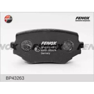 Колодки тормозные передние к-кт Fenox BP43263 фото