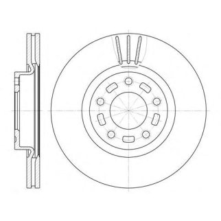 6672.10_диск тормозной передний! Mazda 3/5 1.8/2.0/CD 03> фото