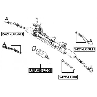 Пыльник рулевой рейки RENAULT Logan 06-> FEBEST RNRKB-LOGII фото 2