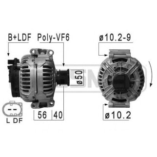 Генератор MERCEDES SPRINTER/W639 200A фото