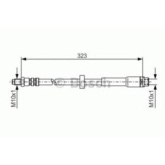 Шланг тормозной BOSCH 1 987 476 293 фото