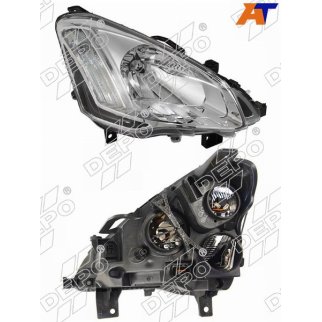 Фара правая DEPO 552-1141RMLD-EM фото