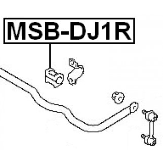 Втулка заднего стабилизатора FEBEST MSB-DJ1R фото 2