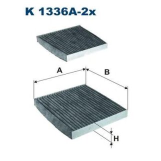 Фильтр салона FILTRON K 1336A2X фото