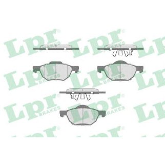 Колодки тормозные передние к-кт Lpr 05P1211 фото