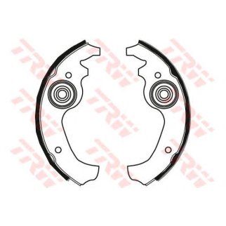Колодки барабанные к-кт TRW GS8233 фото