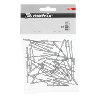 MATRIX 40625 Заклепки вытяжные 3,2x10мм алюминиевые 50шт фото 1
