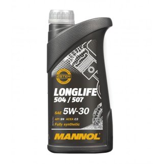 Масло моторное MANNOL 7715 O.E.M. for VW Audi Skoda 5W-30 синтетическое 1 л 7000 фото 2