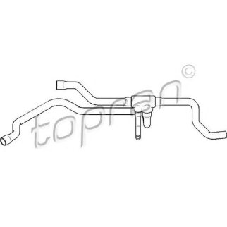 Патрубок радиатора topran 501569586 фото