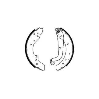 Колодки барабанные к-кт TEXTAR 91049700 фото