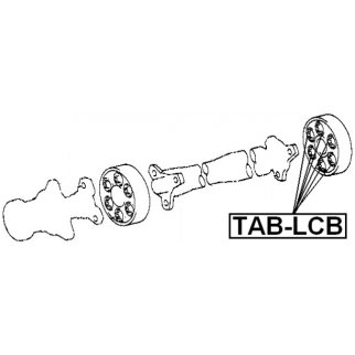 Сайлентблок FEBEST TAB-LCB фото 2