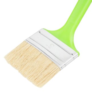 Кисть радиаторная 75мм натуральная щетина, пластиковая ручка Сибртех фото 4