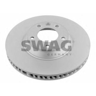 Диск тормозной передний вентилируемый правый SWAG 32 92 6653 фото