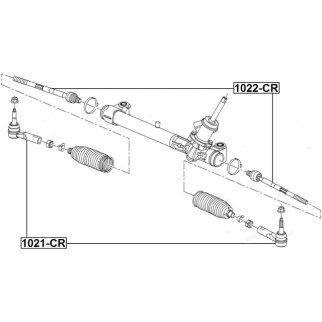 Наконечник рулевой FEBEST 1021-CR фото 2