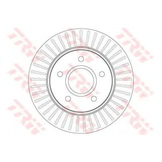 Диск тормозной TRW DF6253S фото