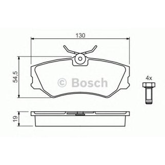 Колодки тормозные BOSCH _0 986 460 941 фото