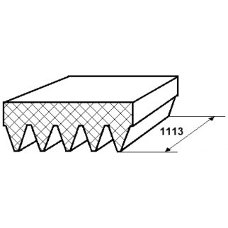 Ремень ручейковый FEBEST 88127-5L1113 фото 2