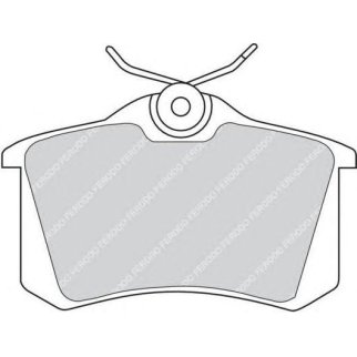 Колодки тормозные к-кт FERODO FDB541 фото