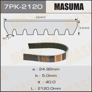 Ремень ручейковый Masuma 7PK-2120 фото