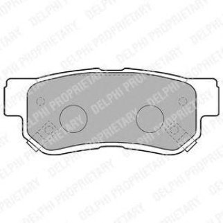 Колодки тормозные задние к-кт DELPHI LP1539 фото