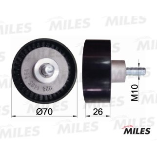 Ролик ручейкового ремня MILES AG03054 фото
