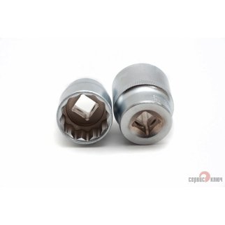 Головка торцевая 27 1/2" 12гр СЕРВИС КЛЮЧ фото 1