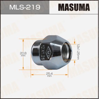 Гайка 12x1,25 MASUMA MLS-219 фото