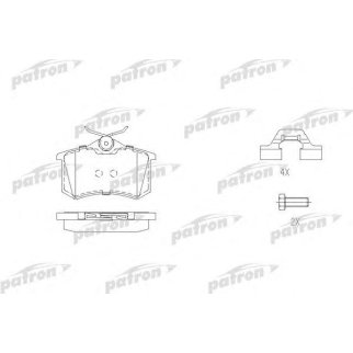 Колодки тормозные PATRON PBP1491 фото