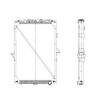 Радиатор основной NRF 519559 фото