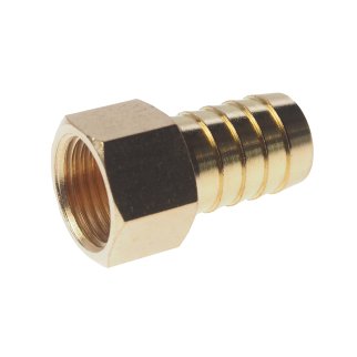 Штуцер пневматический RockForce наруж. резьба-ёлочка 1/2&quot;-18мм фото