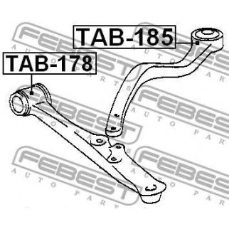 Сайлентблок FEBEST TAB-185 фото