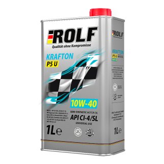Масло моторное ROLF KRAFTON P5 U Diesel 10W40 CI-4/SL п/синт. 1л фото