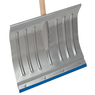 Лопата снеговая стальная 430х370 оцинкованная, деревянный черенок СИБРТЕХ фото 4