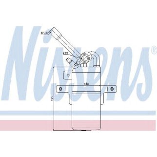Осушитель системы кондиционирования Nissens 95331 фото