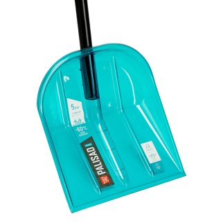 Лопата снеговая поликарбонат 340x385x1340мм алюминиевый черенок, luxe PALISAD фото 4