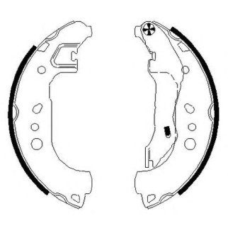 Колодки барабанные к-кт MINTEX MFR718 фото