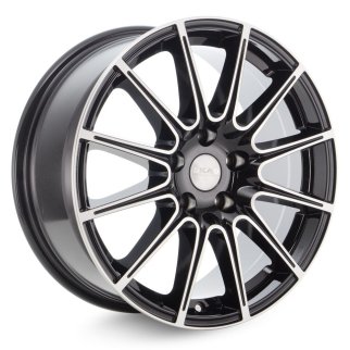 Диск колесный СКАД Le mans 7R16 4*108 ET32 d65,1 Алмаз черный [2040005] фото
