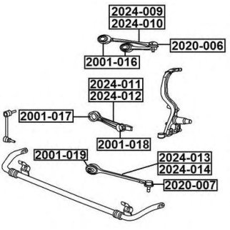 РЫЧАГ ПЕРЕДНИЙ НИЖНИЙ ПРАВЫЙ фото