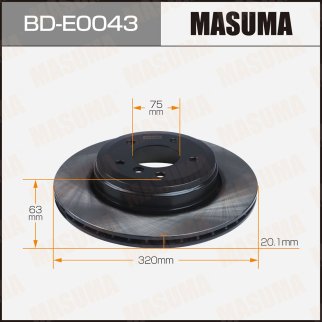 Диск тормозной MASUMA rear BMW 5-SERIES (E60), 5-SERIES (E61) фото