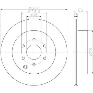 Диск тормозной задний TEXTAR 92181603 фото