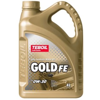Масло моторное TEBOIL Gold FE 0W-30 синтетическое 4 л 3468078 фото